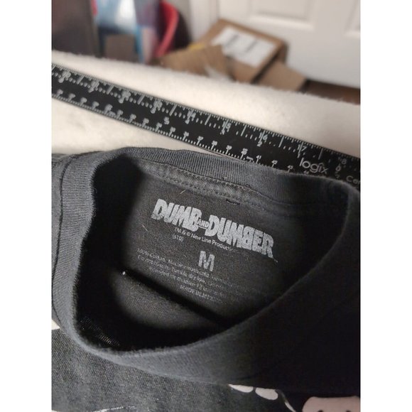 Dumb And Dumber Black Graphic T Shirt Size M G'Day Mate Shrimp On The Barbie - Picture 4 of 4